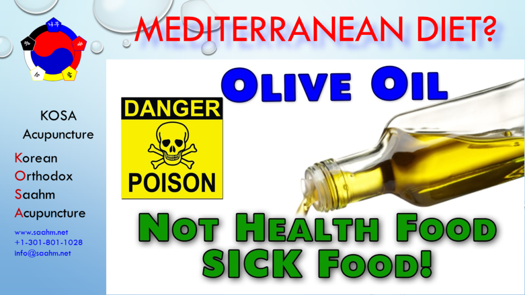 Olive Oil Is Not Healthy
