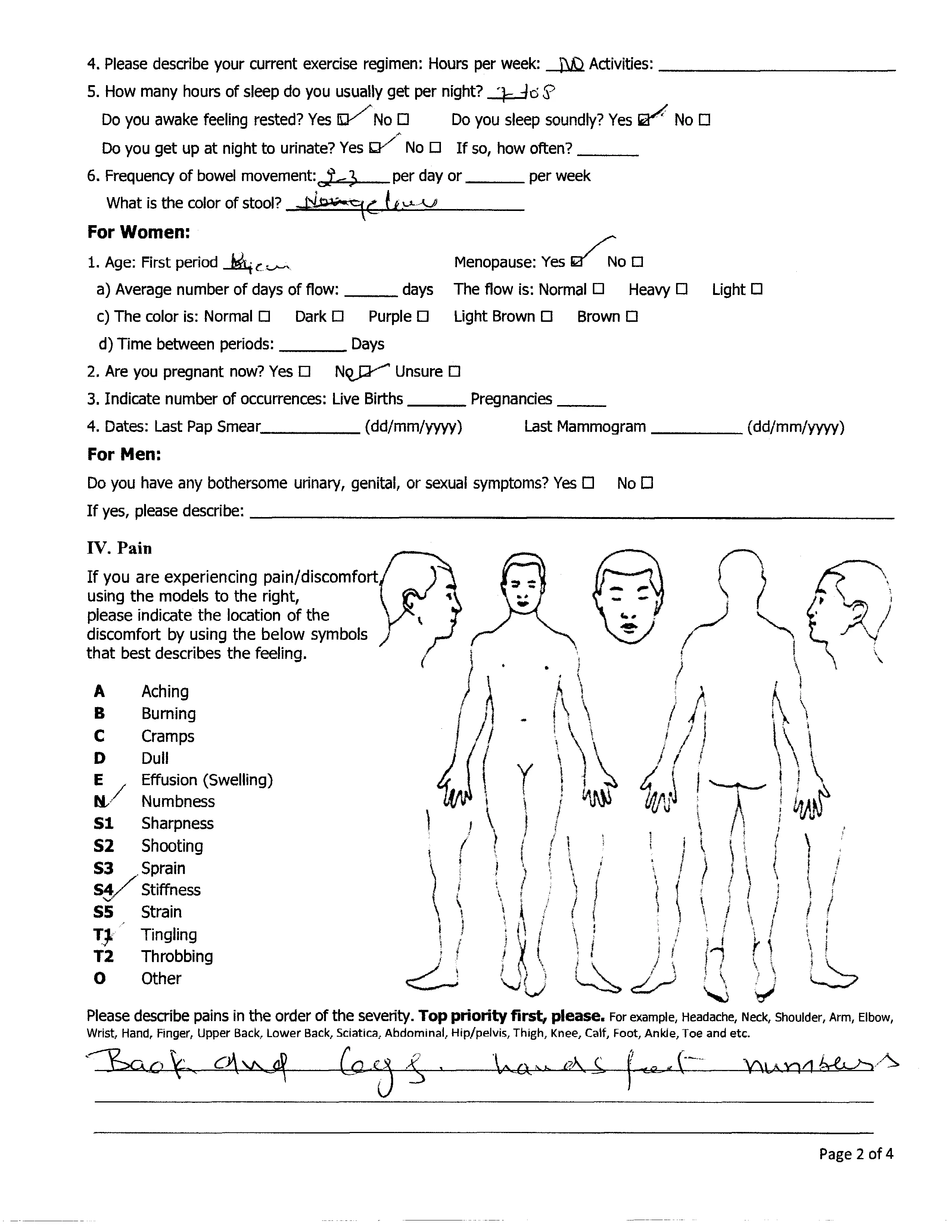 Forms and Prerequisites For Initial Visit