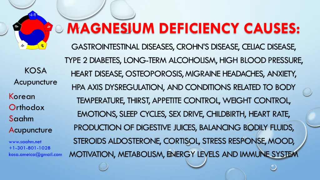 Magnesium Deficiency