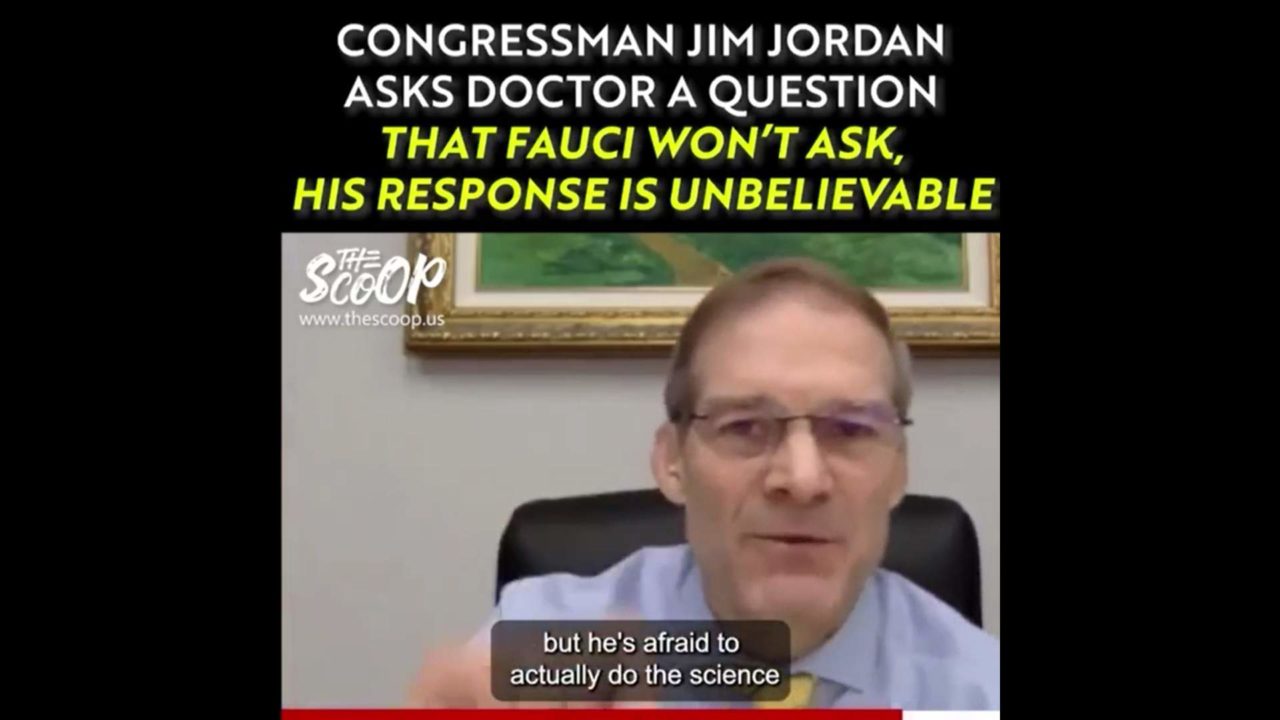 Jim Jordan Asks Doctor