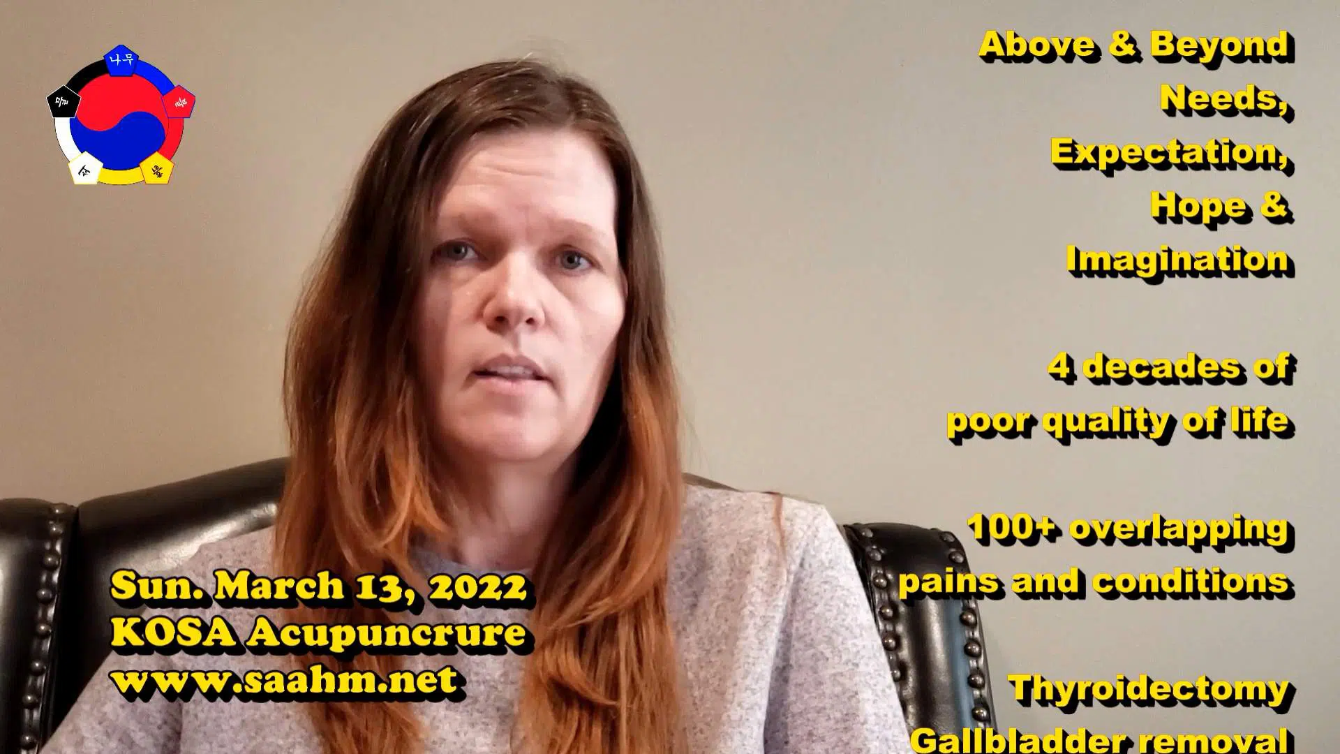 KOSA Acupuncture For A Better Quality Of Life #01