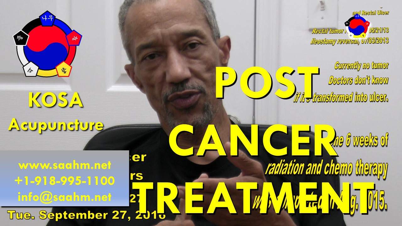 Post Colorectal Cancer Treatment By KOSA Acupuncture In Tulsa OK