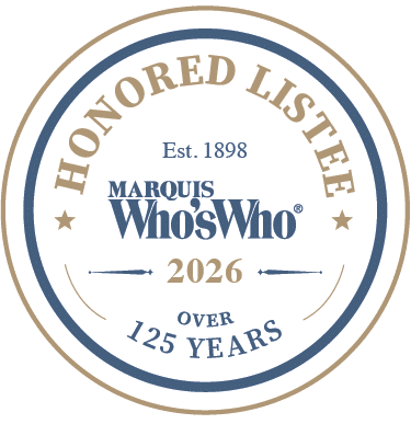 Marquis Who's Who Badge | Master Kim